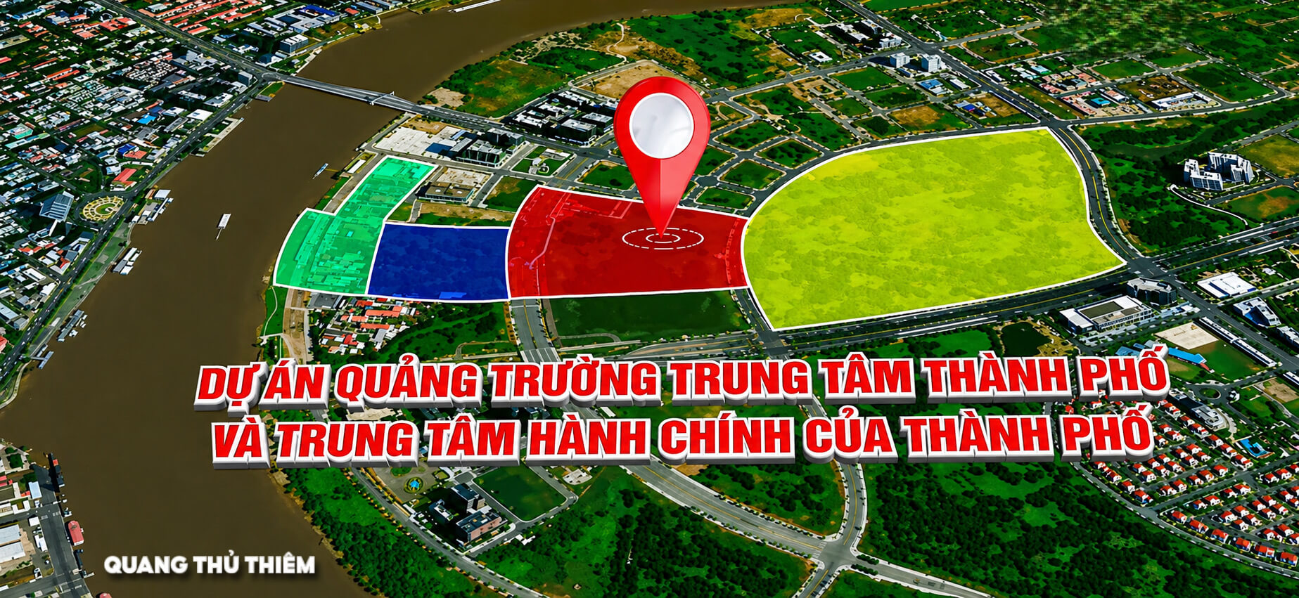 Vị trí Quảng trường trung tâm & Trung tâm hành chính TP.HCM ở đâu?